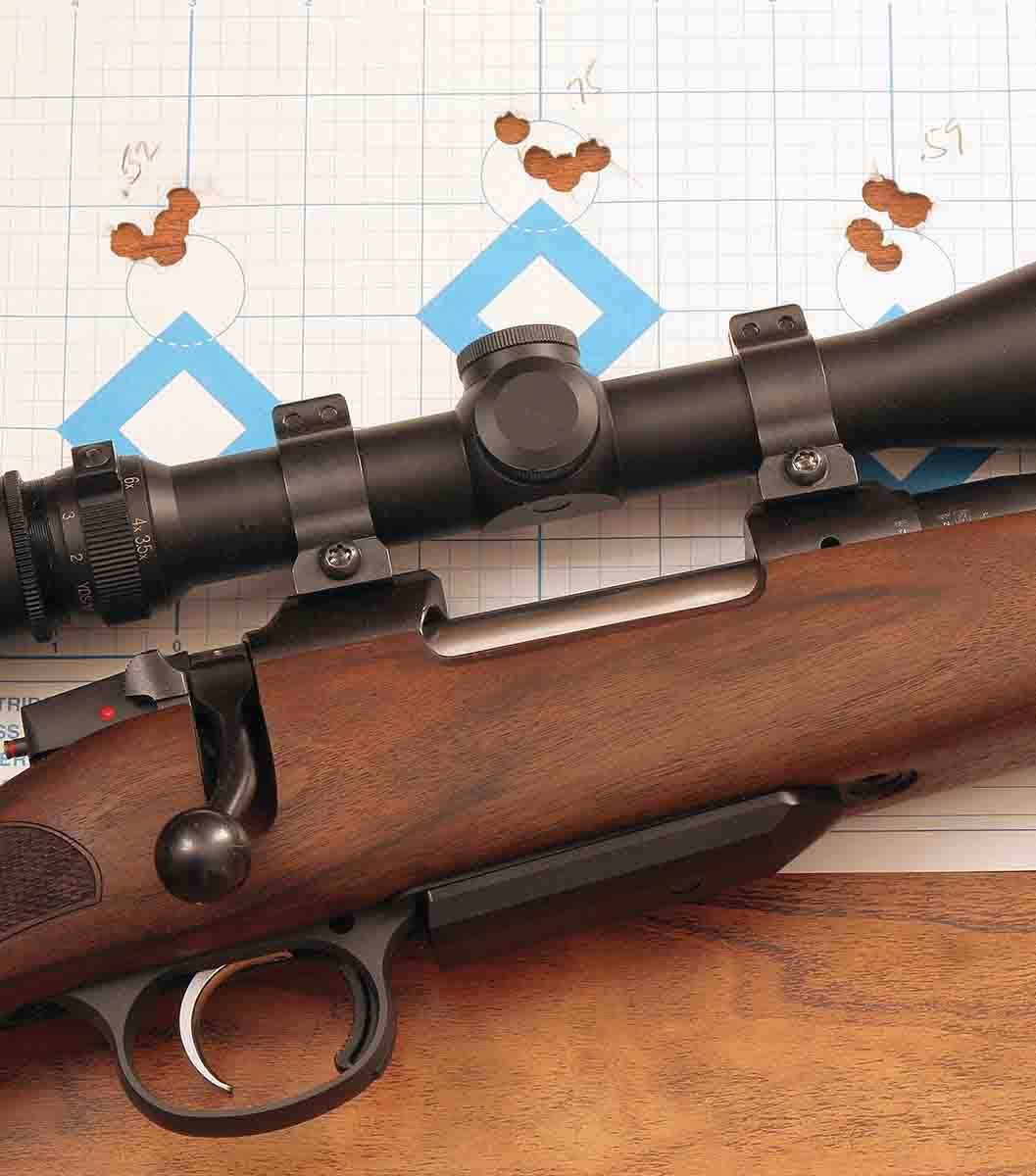 The .308 Winchester has a reputation for superb accuracy as demonstrated by this CZ 557, but it also beats the original ballistics of the .30-06.